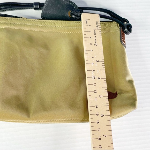 Dooney & Bourke Vintage Small Beige Nylon Leather Crossbody Purse Handbag 1975 - Picture 14 of 16